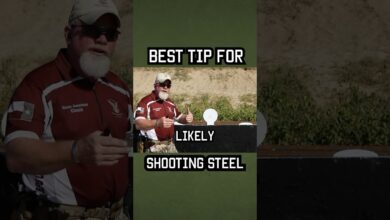 Best tip for beginners about shooting steel! #tips #shorts