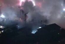 One dead after fireworks explosion sets Los Angeles home on fire