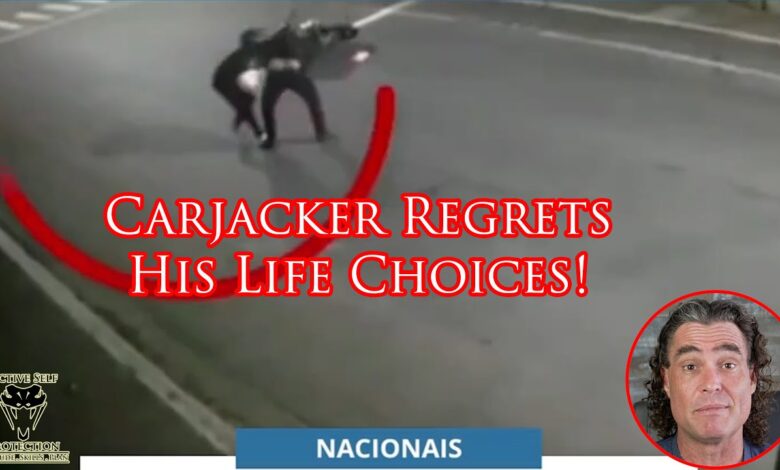 Defender Turns The Tables on Carjackers