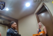 Officers’ unexpected pizza delivery goes viral after holiday traffic stop arrest