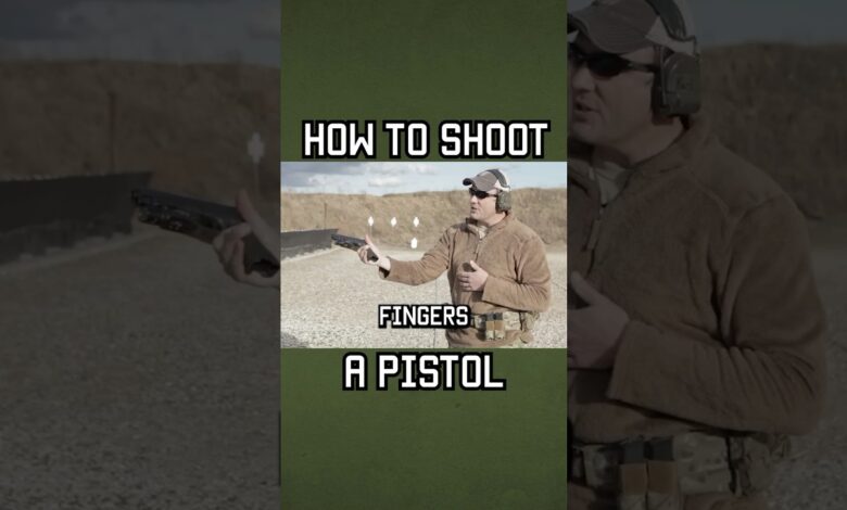 The basics of pistol shooting #shorts