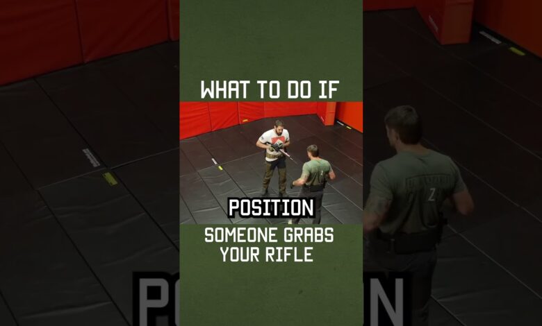 Don't let someone take your rifle. #selfdefense #shorts