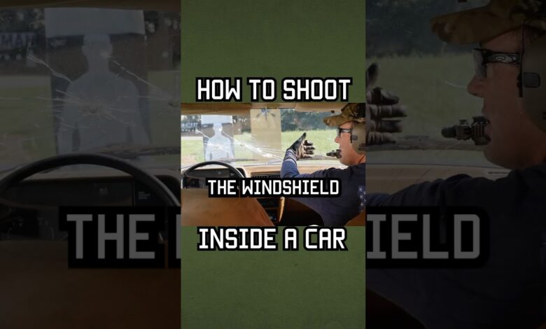 Shooting inside a car! #car #shorts