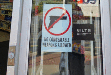Spotted: No Concealable Firearms Sign At Local Walgreens