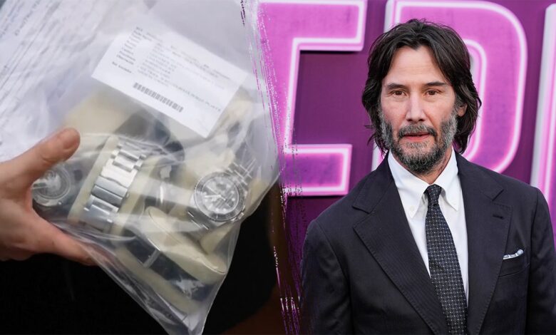 Chilean authorities hand over 5K in watches stolen from Keanu Reeves to the FBI Chilean authorities hand over 5K in watches stolen from Keanu Reeves to the FBI