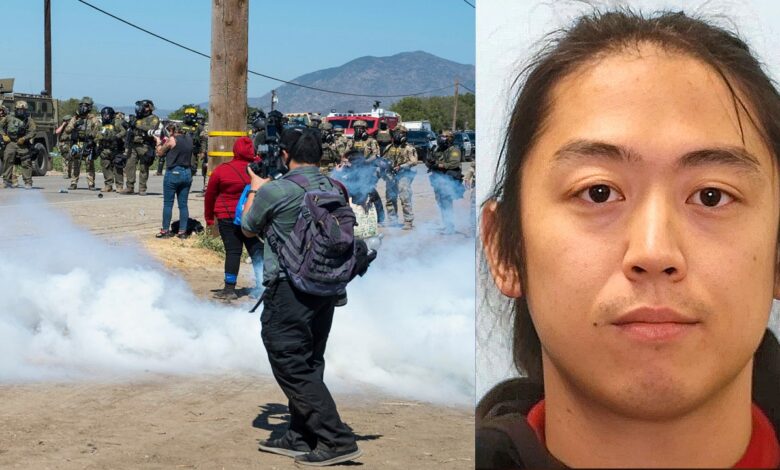 Suspect wanted in anti-ICE Texas ambush previously sued in past protest incident Suspect wanted in anti-ICE Texas ambush previously sued in past protest incident