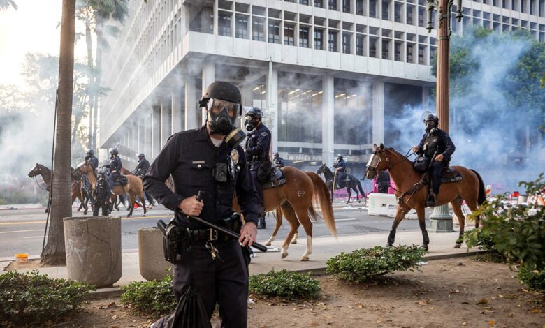 LA officials charge over 40 anti-ICE protesters who allegedly assaulted officers, horses and threatened child LA officials charge over 40 anti-ICE protesters who allegedly assaulted officers, horses and threatened child