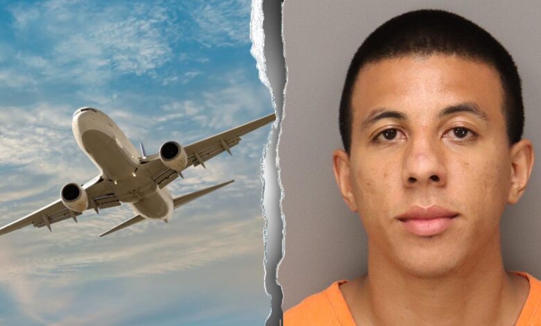 Suspect arrested after alleged mid-flight bomb threat caused emergency landing Suspect arrested after alleged mid-flight bomb threat caused emergency landing