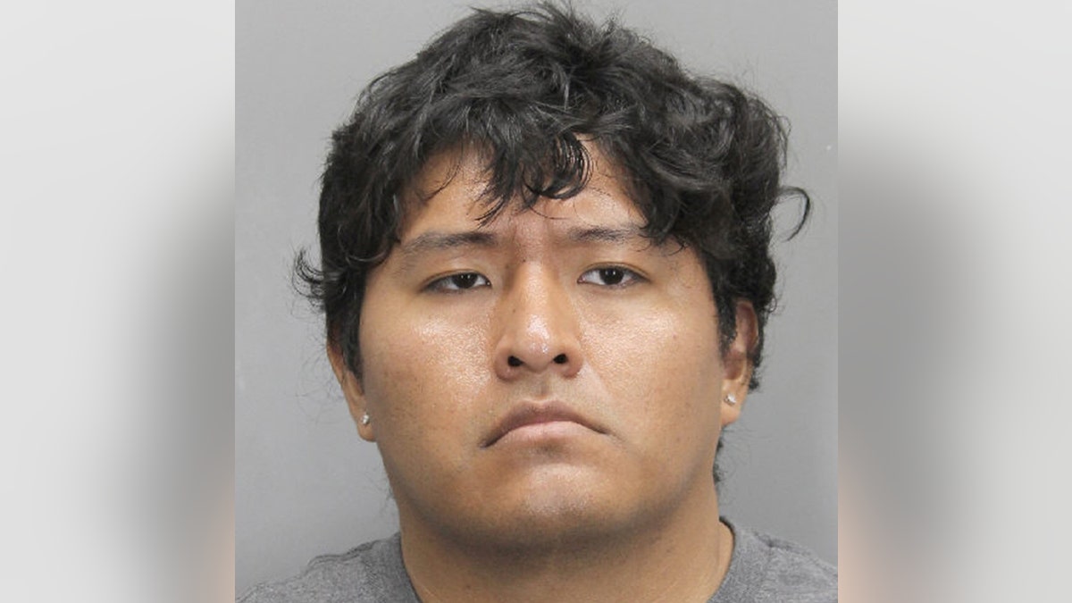 26-year-old Andres Caceres Jaldin in a booking picture