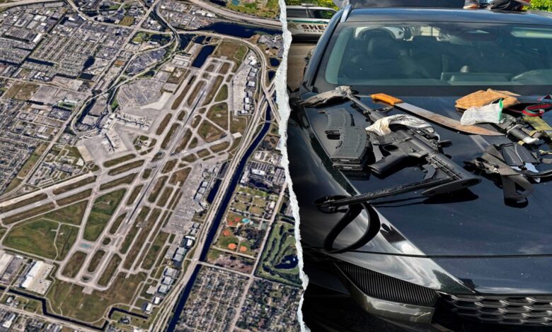 Man arrested with fully loaded AR-15 and knives outside Palm Beach airport frequented by Trump Man arrested with fully loaded AR-15 and knives outside Palm Beach airport frequented by Trump