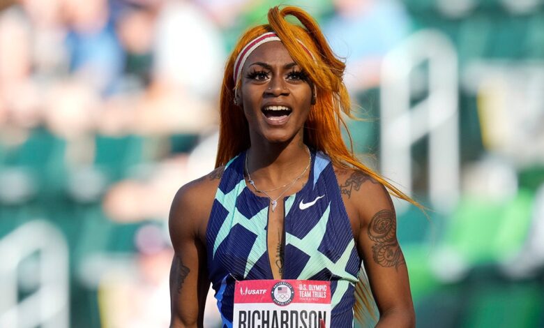 Sha’Carri Richardson surveillance video captures Olympian’s physical moments with boyfriend before arrest