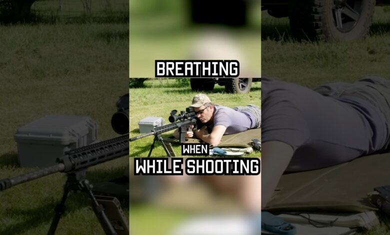 A tip for breathing while shooting #shorts #tips #military