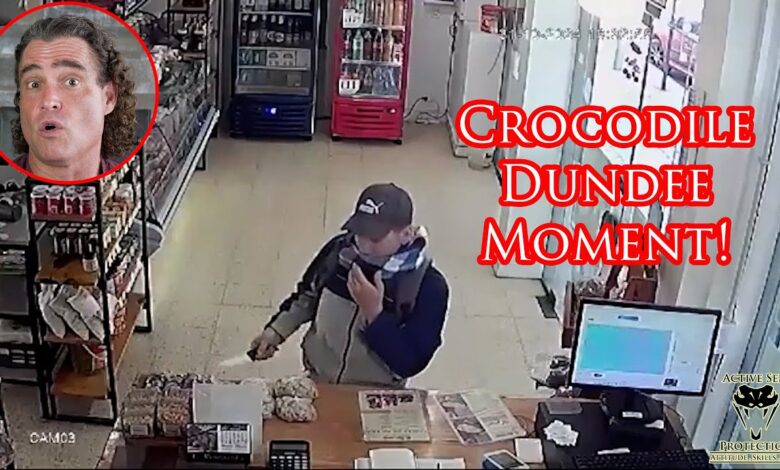Knife Wielding Robber Not Ready For Prepared Clerk