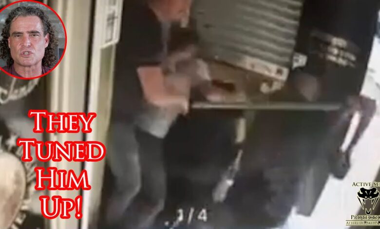 Crowd of Bystanders Puts A Serious Beating On Jewelry Store Robbers