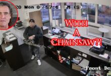Police Forced To Stop Man Who Attacked Motel With Chainsaw