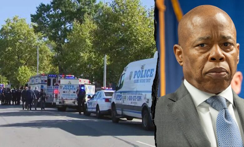 NYPD officer shot during carjacking by career criminal, Adams rips justice reforms NYPD officer shot during carjacking by career criminal, Adams rips justice reforms