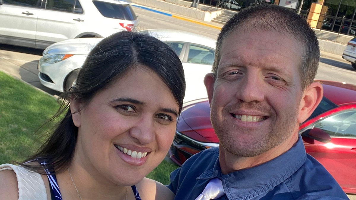 Cristen and Clinton Brink smiling in a selfie