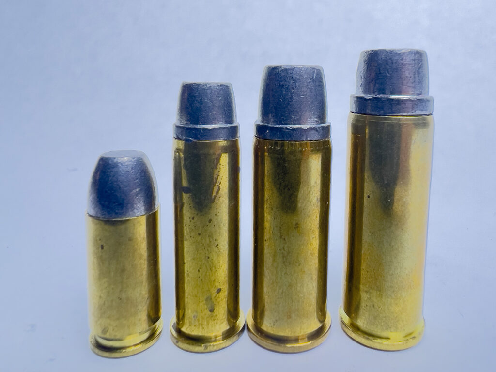 field pistol cartridge spread