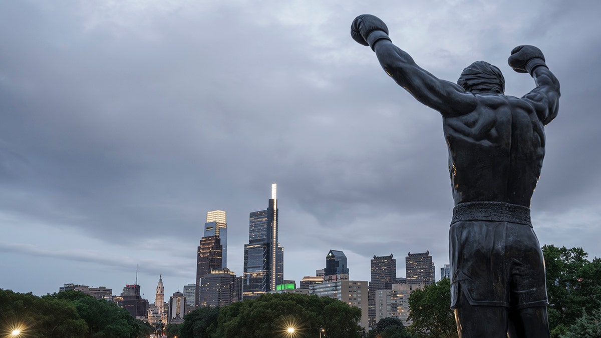 A photo of downtown Philadelphia