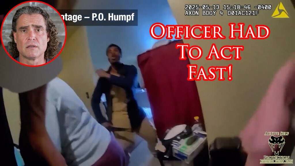 Officers Act Fast To Stop Angry Perp