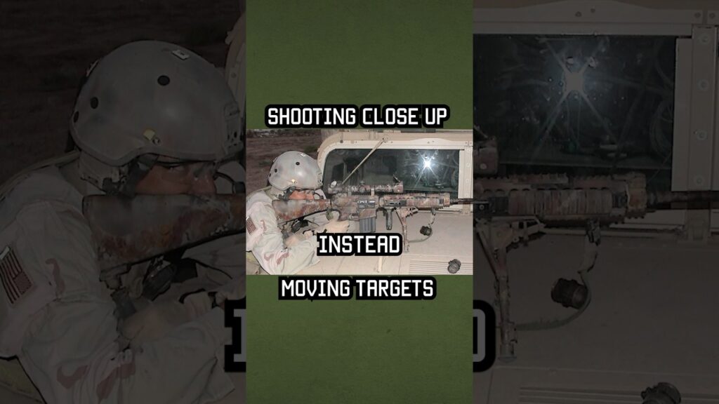 How to take down close-up moving targets #military #tips #shorts #shots