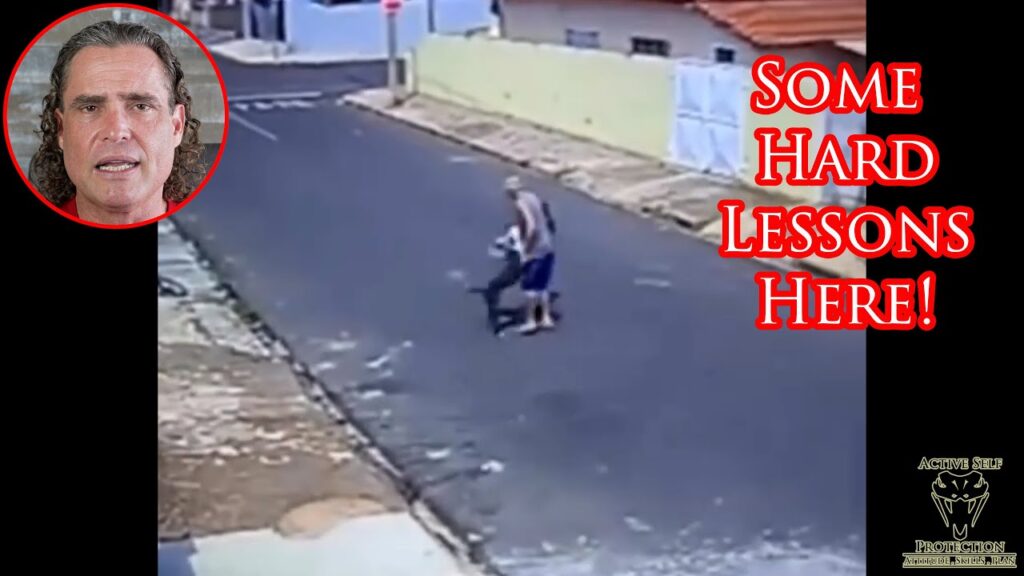 Elderly Man Fights Hard Against Aggressive Dog