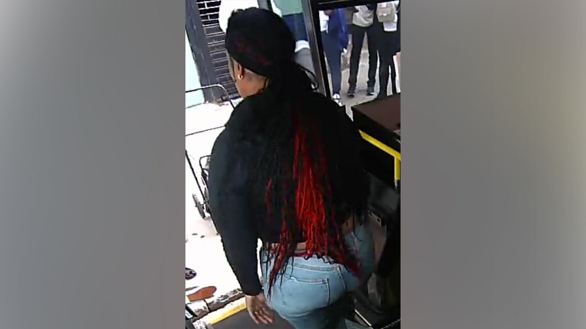 Authorities have arrested a woman wanted in connection with an attack on a Boston public bus that left an elderly woman injured.