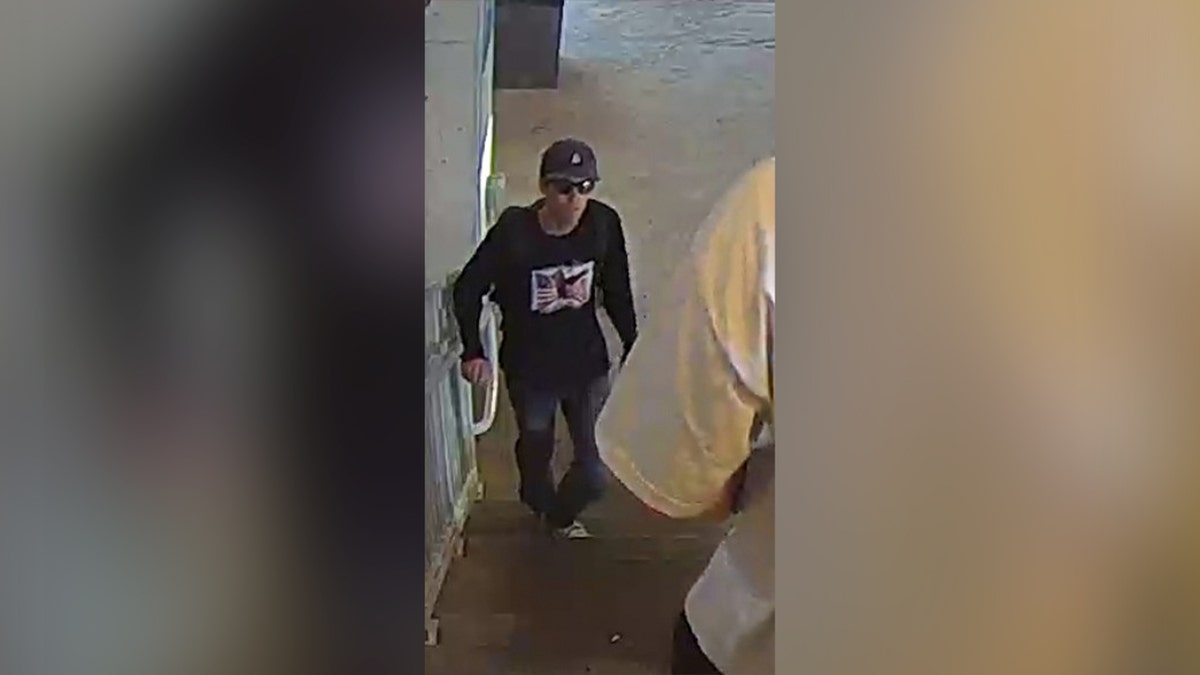 an FBI image showing a person of interest in the murder of charlie kirk