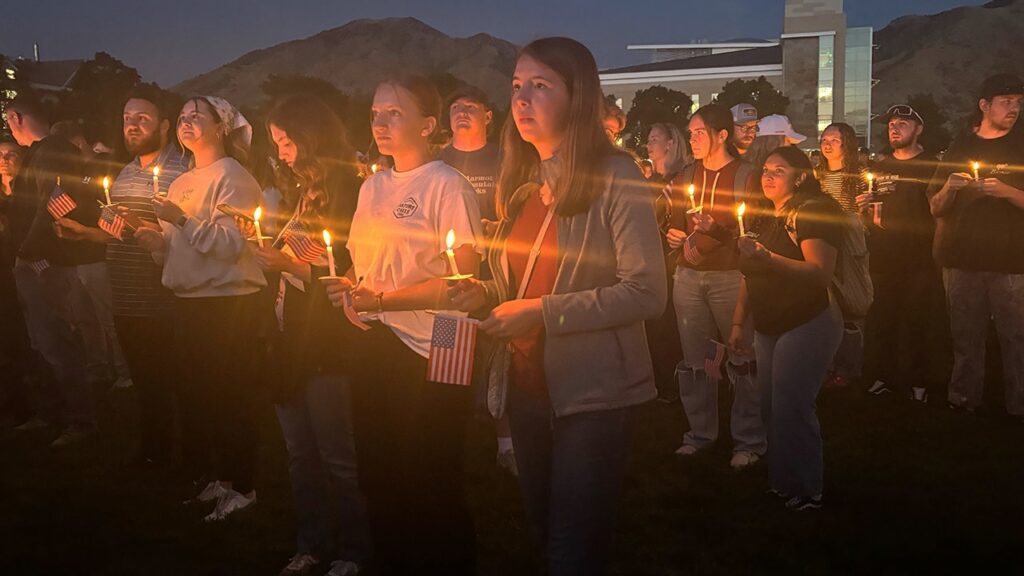 Utah students lift voices in prayer at vigil for Charlie Kirk’s Christian legacy: ‘Felt called by God’