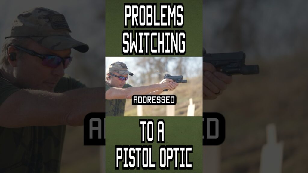Problems switching to a pistol optic? #shorts #shoot