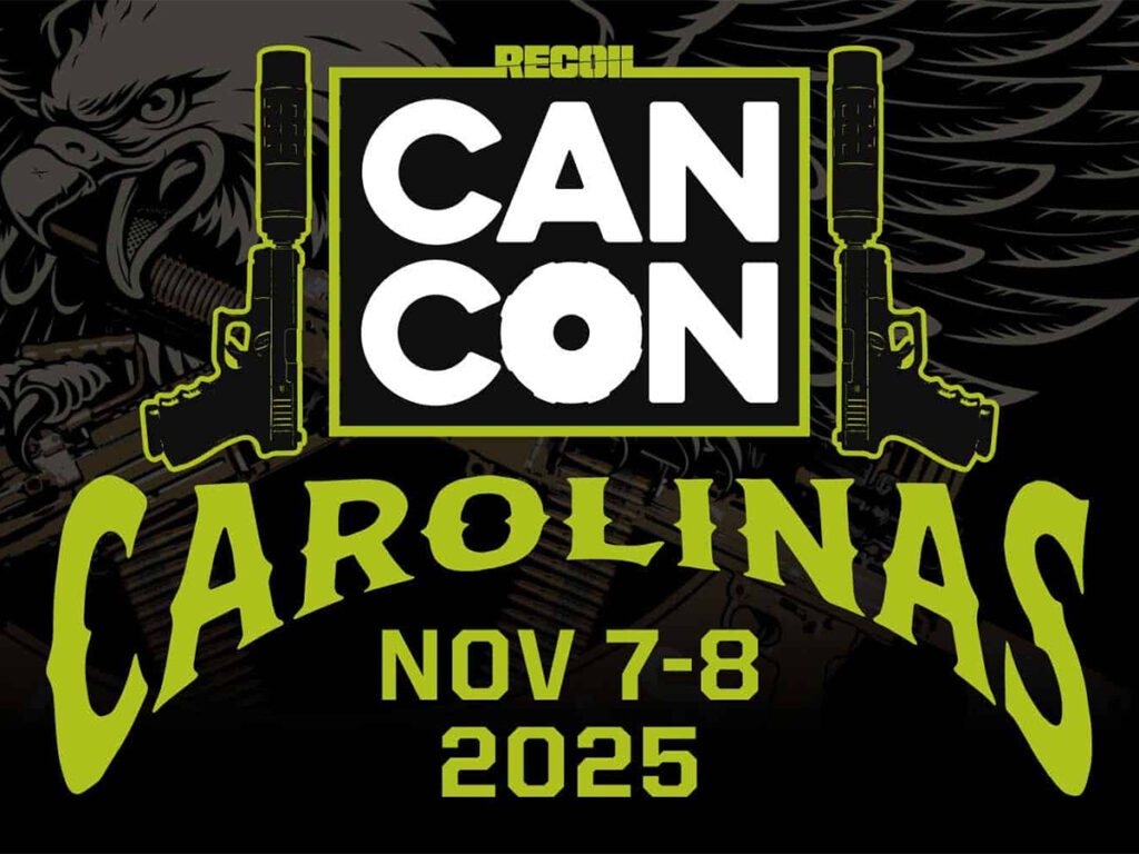 CANCON Carolinas, NEXT WEEK! November 7-8! The World’s Largest Fully-Suppressed Range Day