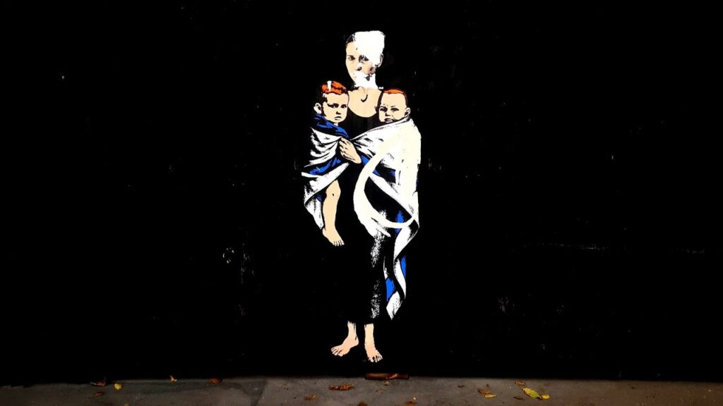 Star of David erased in shocking attack on Hamas victims memorial of Jewish mother, 2 young sons Star of David erased in shocking attack on Hamas victims memorial of Jewish mother, 2 young sons