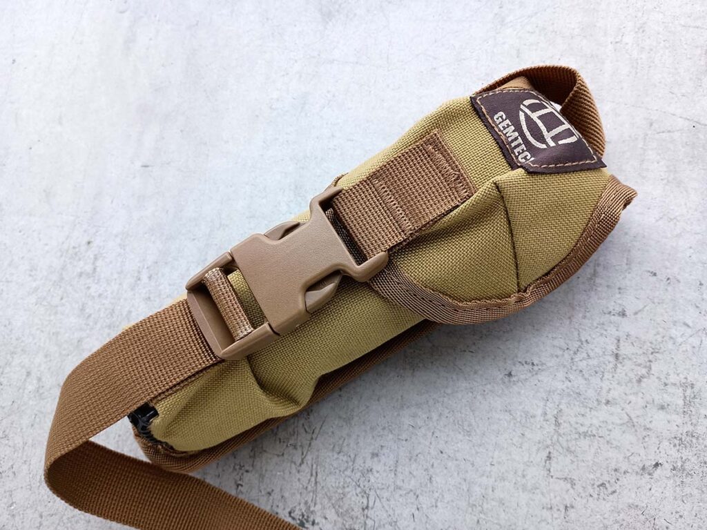 A nice bonus on the can, Gemtech throws in a dandy carrying case.