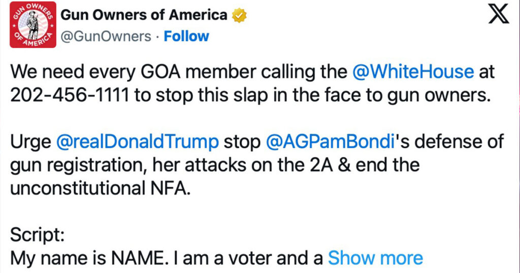 Federal Government Defends Gun Registration Using “Necessary and Proper” Clause