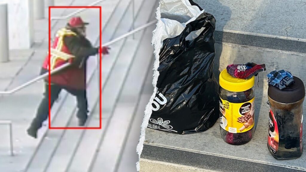 LA man seen throwing Molotov cocktail into federal building, feds say