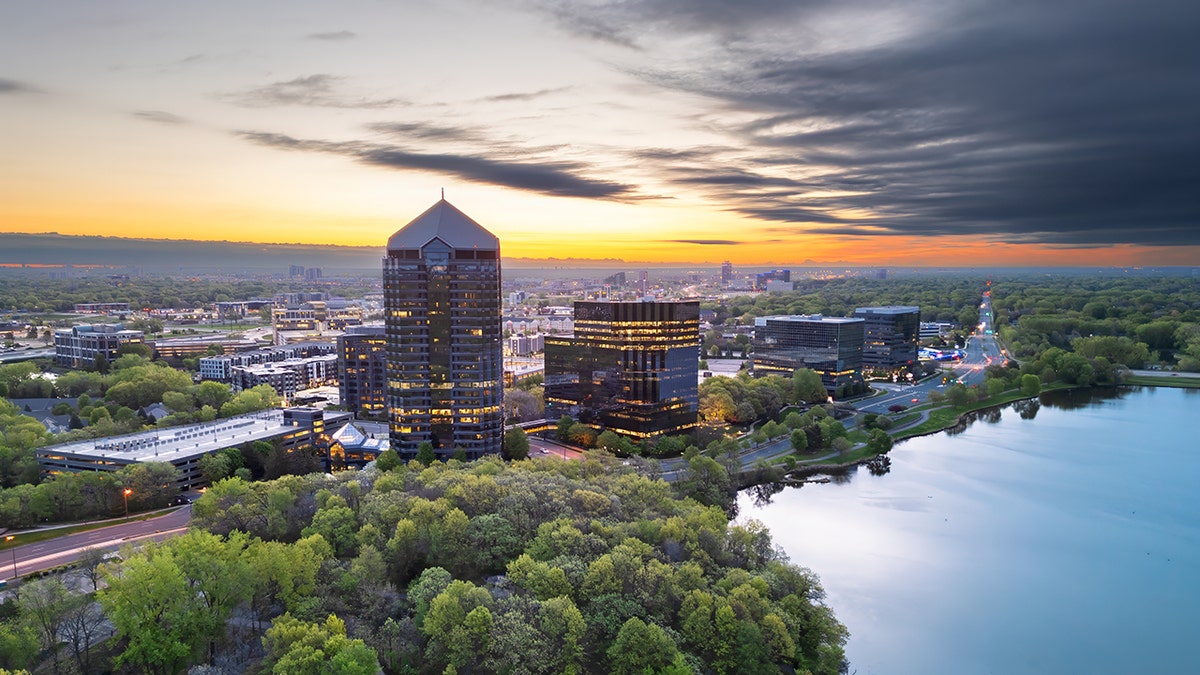 A scenic view of Bloomington, Minnesota