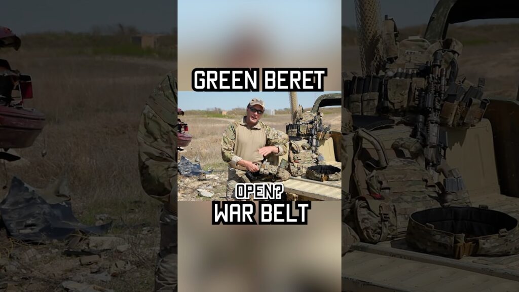 What's in a Green Beret War Belt? #greenberet #military #specialforces #shorts