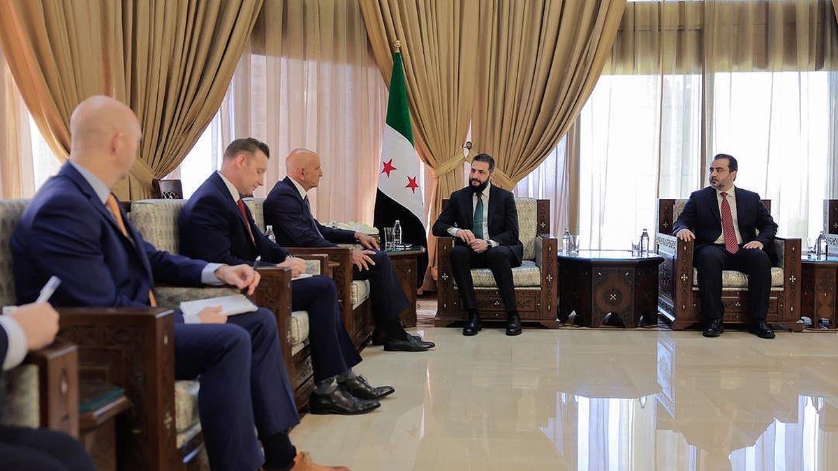 Tom Barrack meets with Syrian President