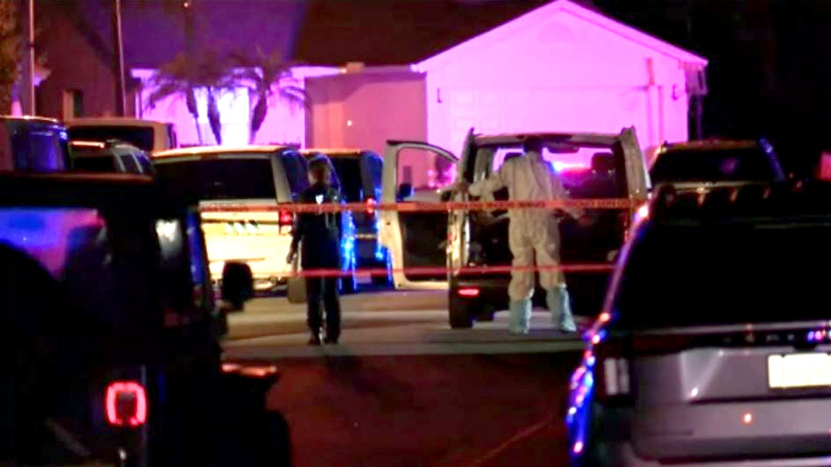 Kissimmee shooting scene at rental home