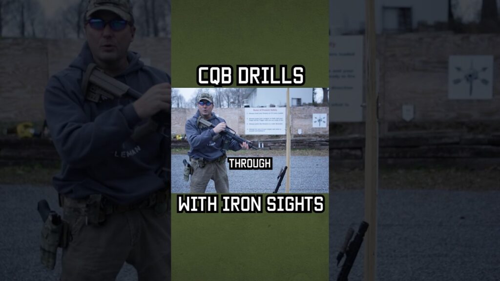 CQB Drills with Iron Sights for you to try! #shorts #military #specialforces