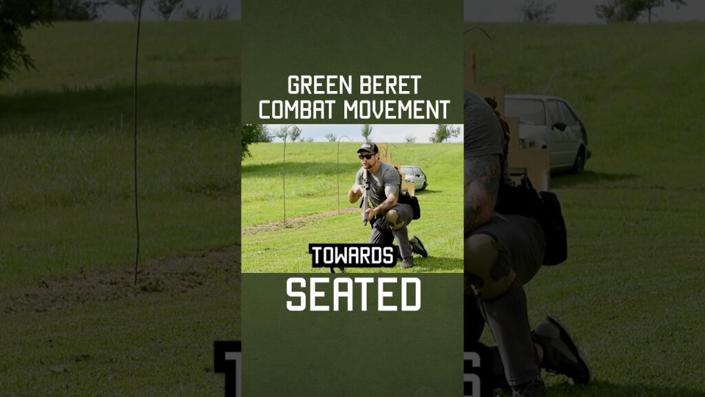 Green Beret Combat Movement: Seated #shorts #selfdefense #specialforces