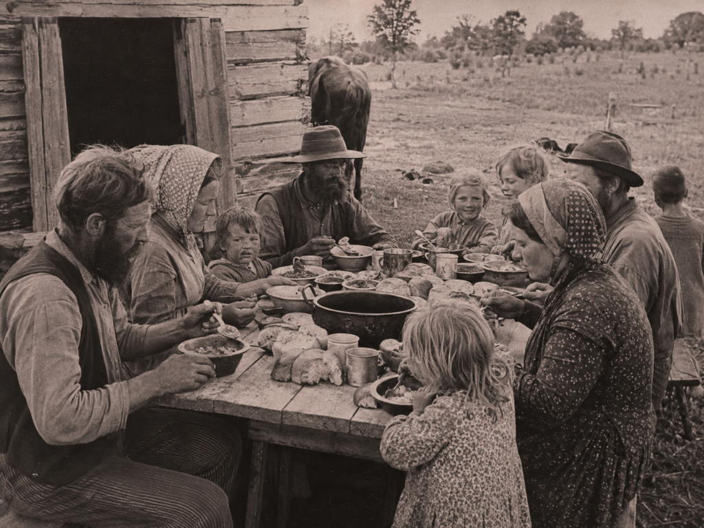 Native Feasts, Pioneer Gatherings, And Amish Community Meals