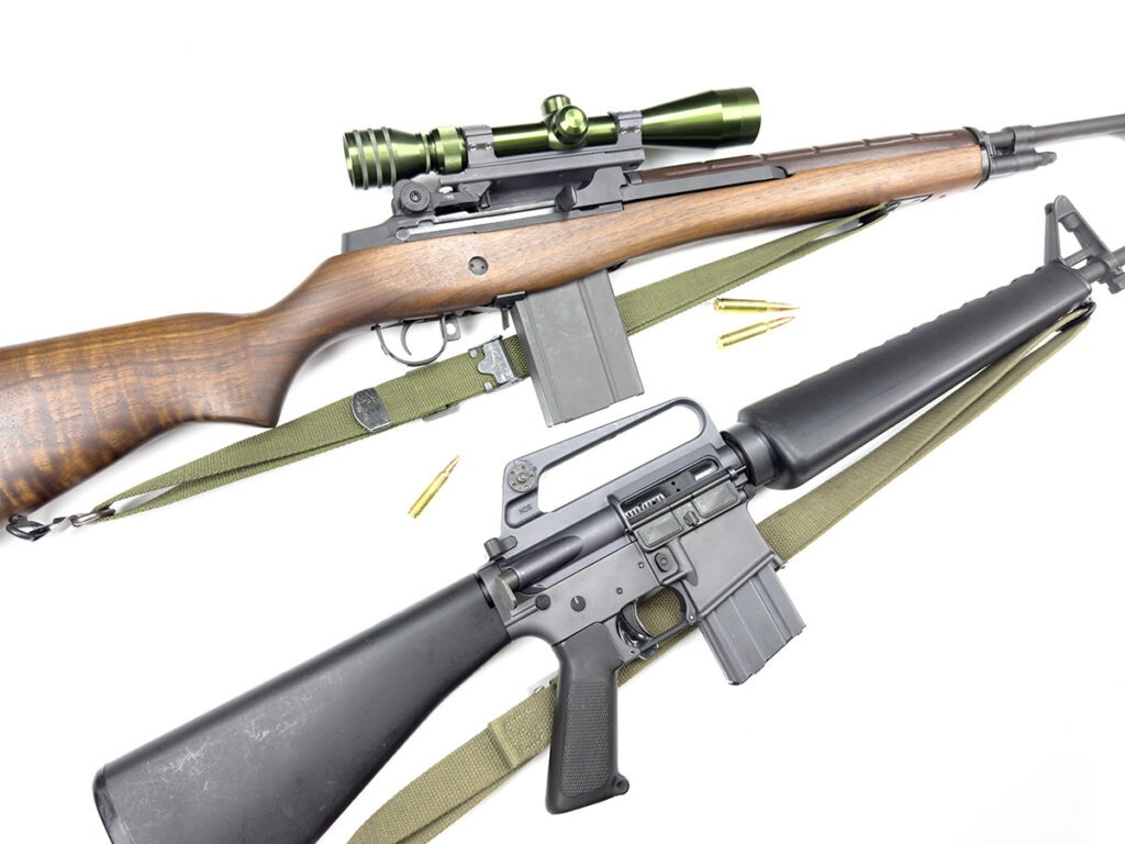 service rifles m16 m14