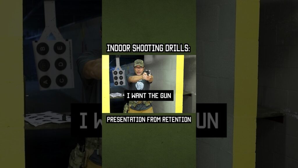 Indoor Shooting Drills you should try: Presentation For Retention #shorts #drill #military #training