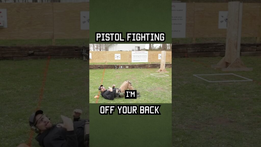 Pistol Fighting Off Your Back, the #specialforces way #shorts #youtubeshorts #military #tips
