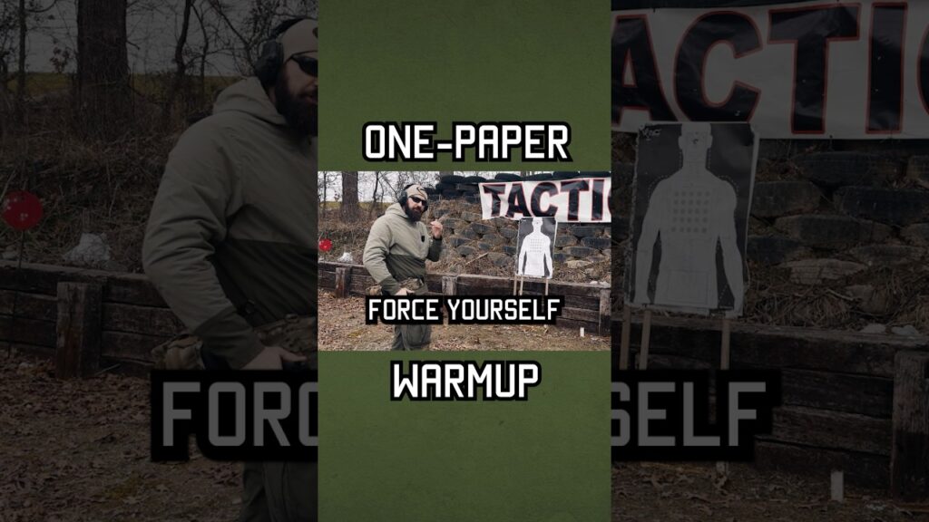 One-Paper Warmup Drill #shorts #specialforces #training #military