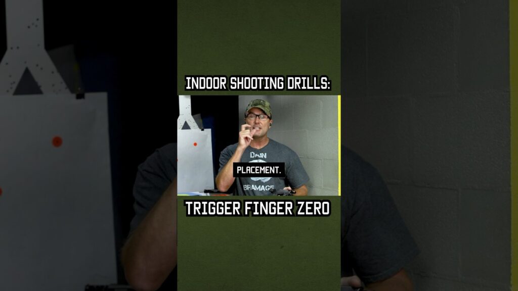 Indoor Shooting Drill: Trigger Finger Zero #shorts #training #military #youtubeshorts