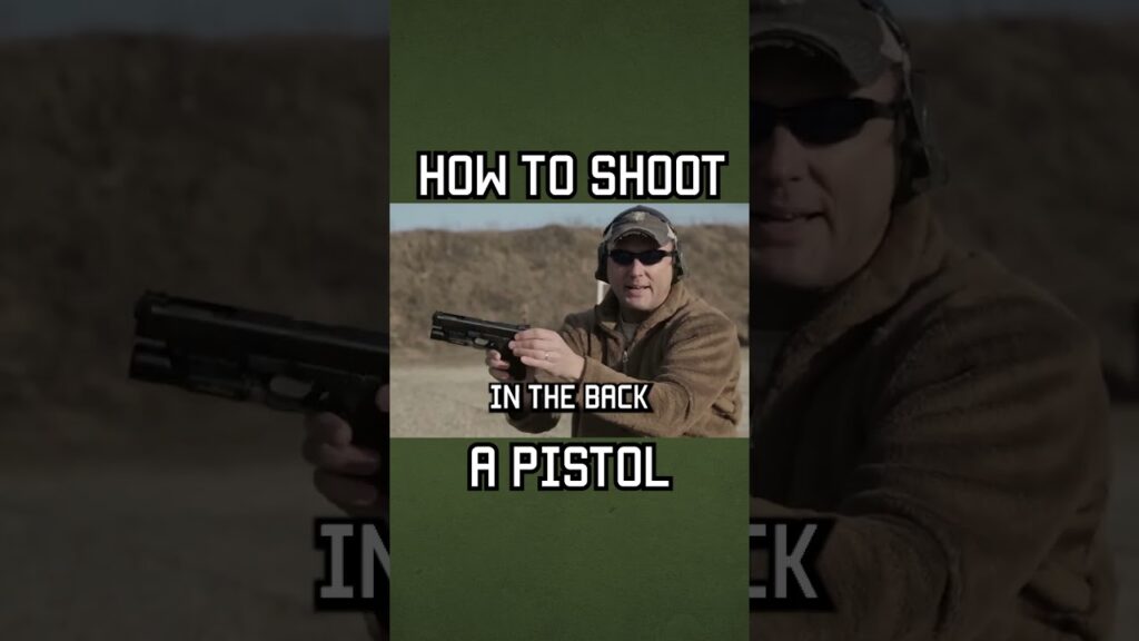 How to shoot a pistol for dummies #shorts #reload #training #tips #military