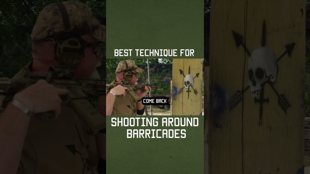 A tip for shooting around barricades