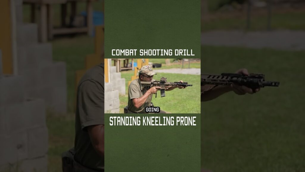 Combat Shooting Drill: Standing, Kneeling, Prone